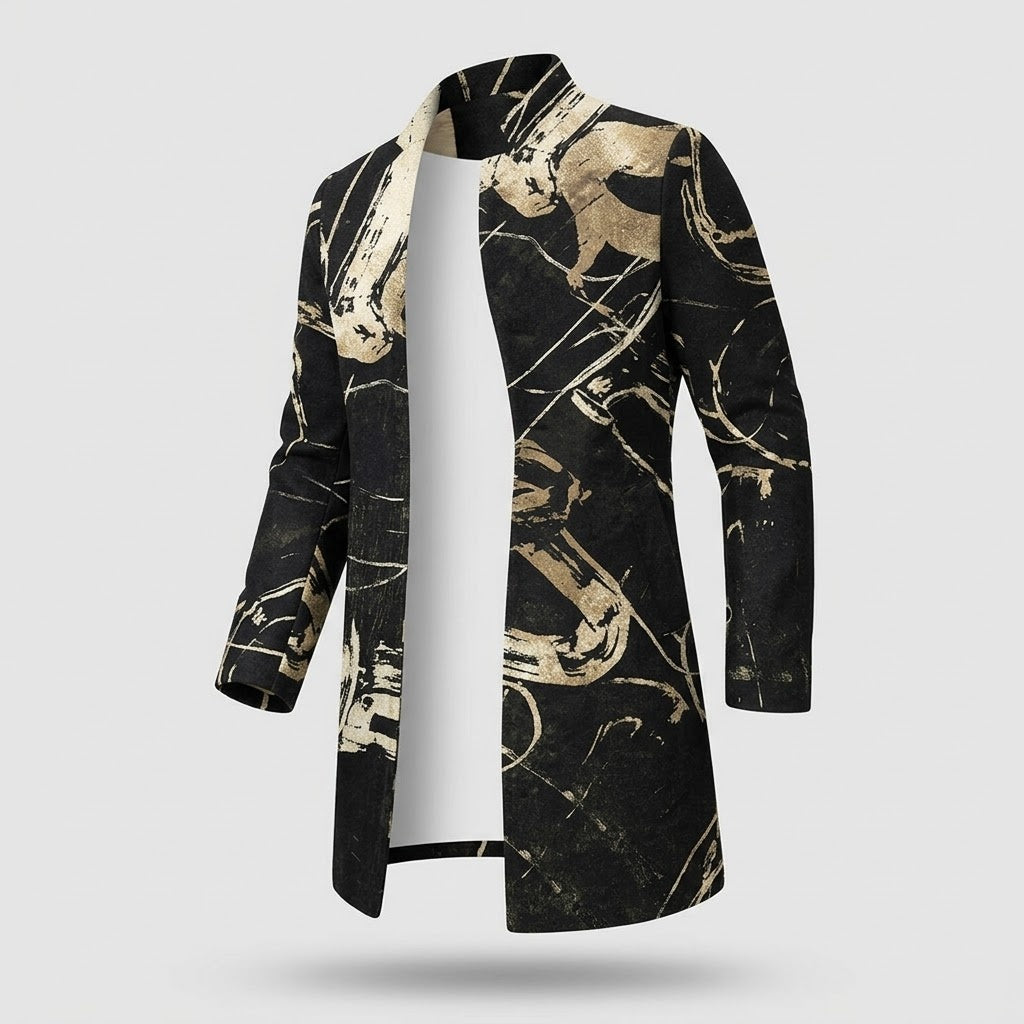 Veste Fashion Homme - Motif Abstrait Unique, Laurent