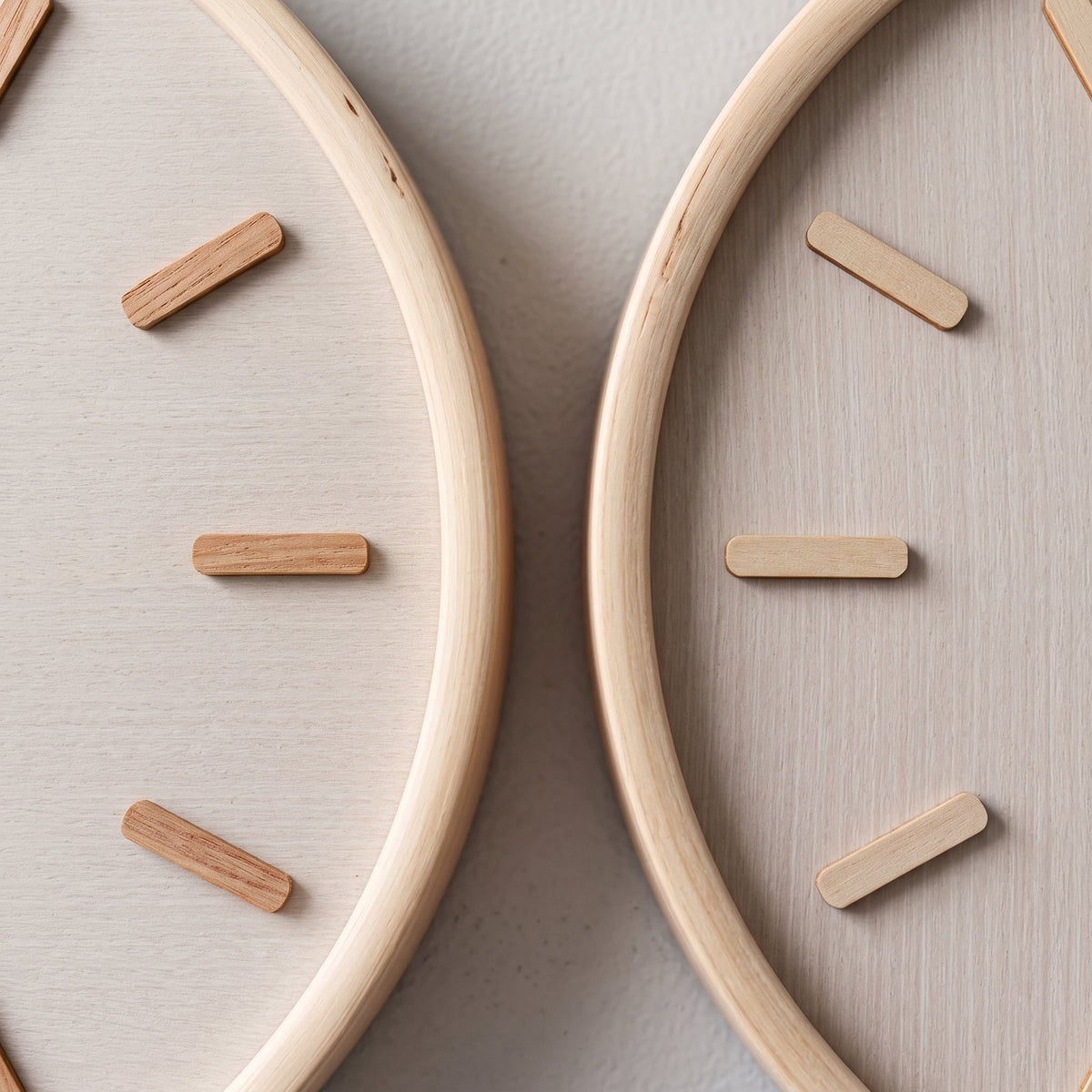 DashClock Horloge Murale en Bois Silencieuse