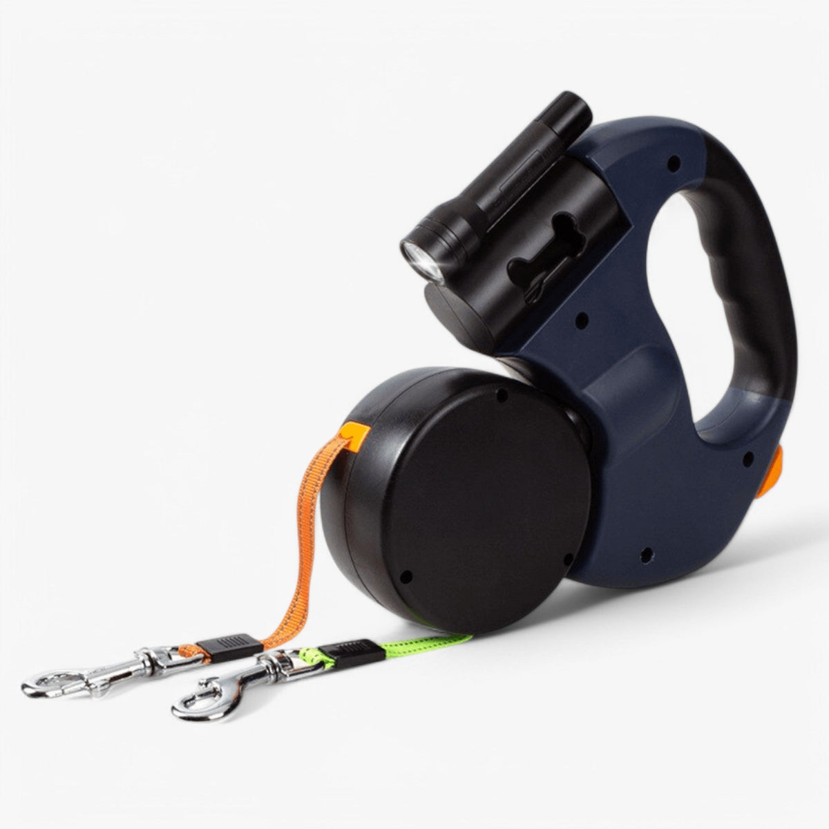 Dobbelt hundesnor - Multifunktionel hundesnor - Rød 40% rabat - other - {{ product_tags }
