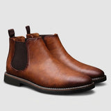 Bottines Chelsea pour Homme avec Empiècements Élastiques