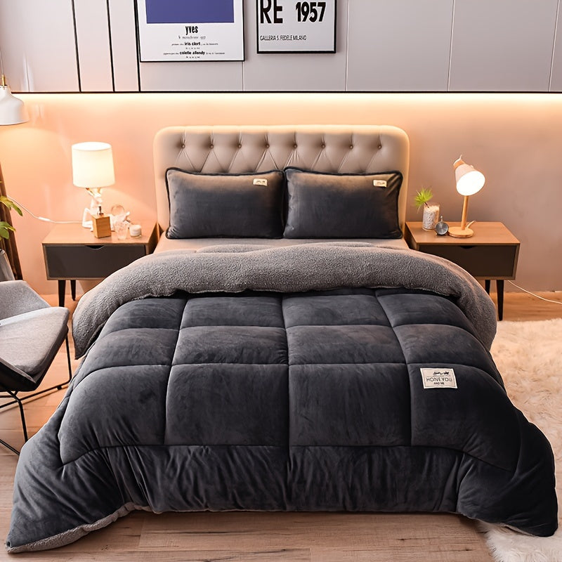 Couverture Sherpa Double Face - Plaid Épais et Doux