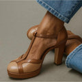 Sandales à talons pour femme - Confort orthopédique et style été