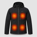 Veste Chauffante Homme avec 8 Zones de Chaleur - Compatible Powerbank