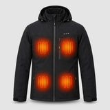 Veste Chauffante Homme avec 8 Zones de Chaleur - Compatible Powerbank