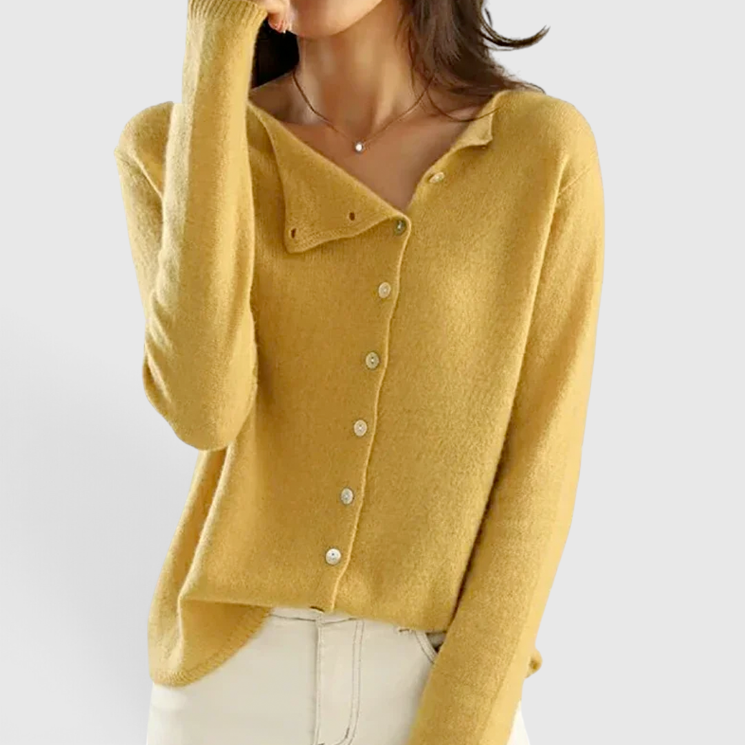 Cardigan en Laine Élégant Femme - Pièce Légère à Superposer