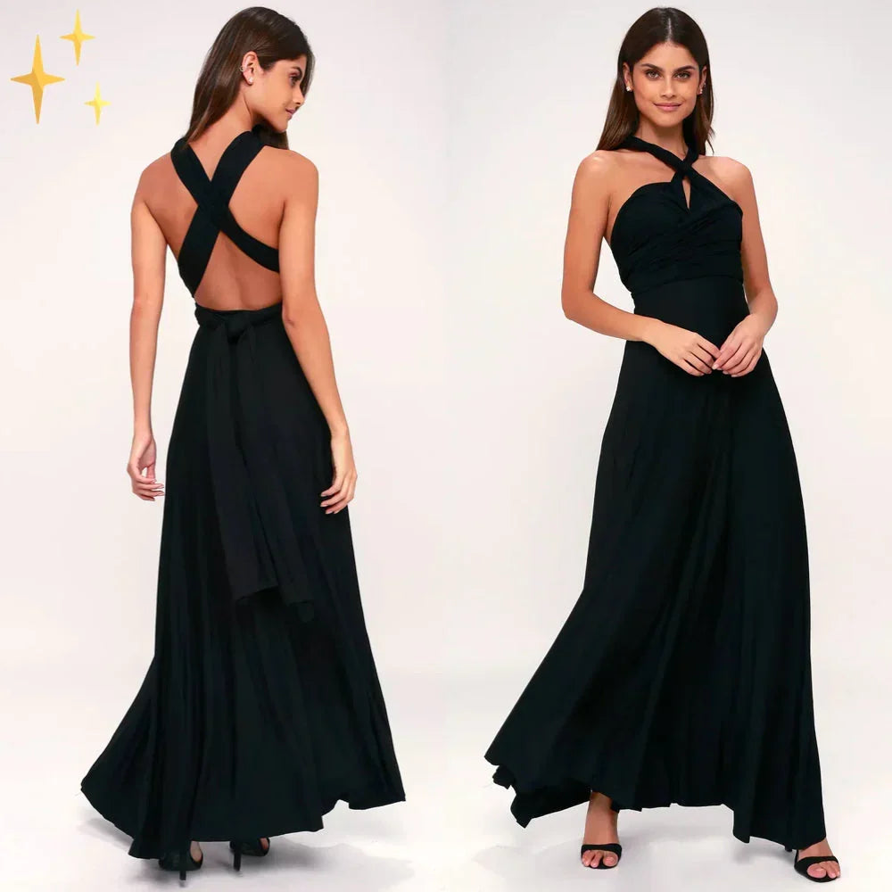 Women's Multiway Wrap Maxi Dress