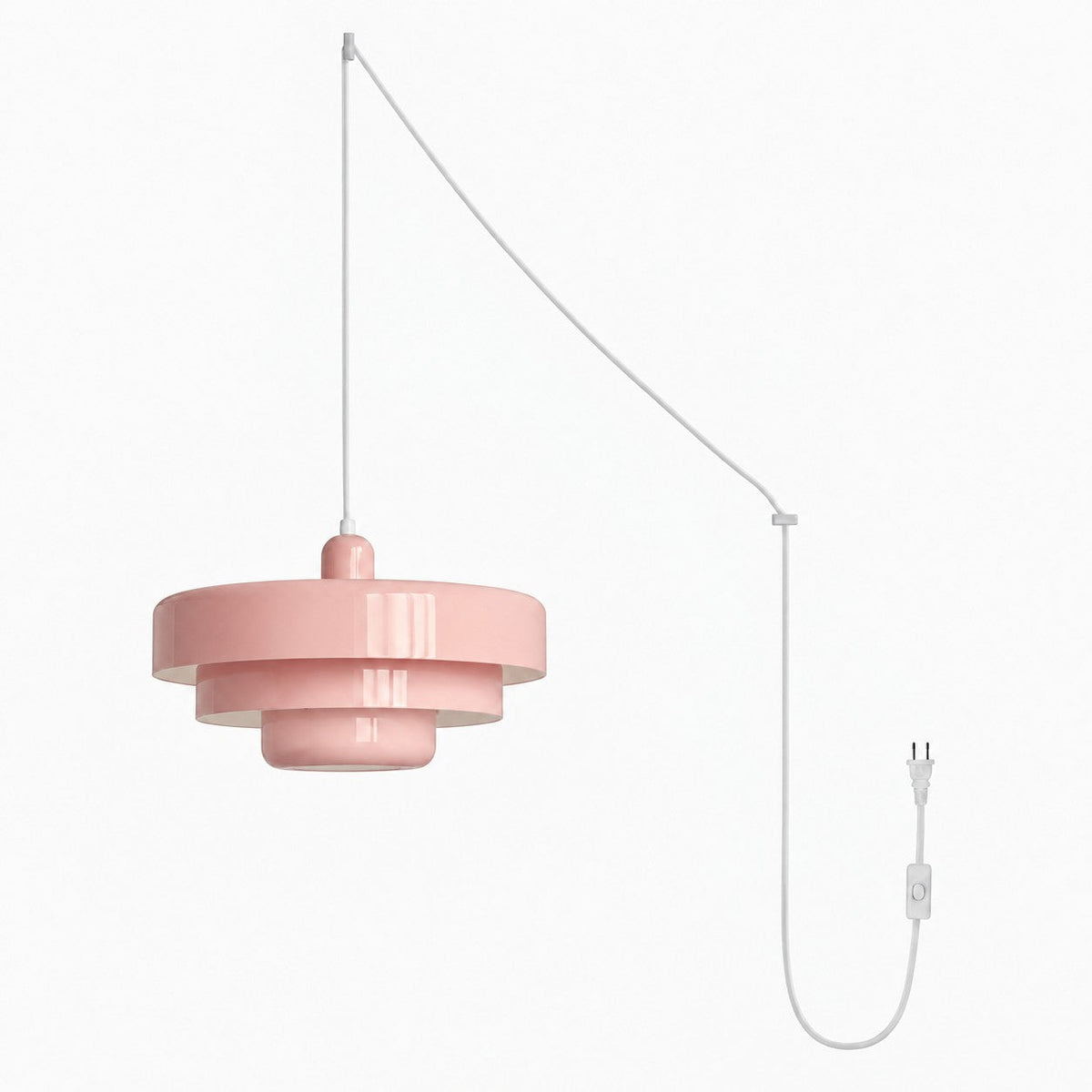 Suspension Rétro Bauhaus à Brancher - Multicolore