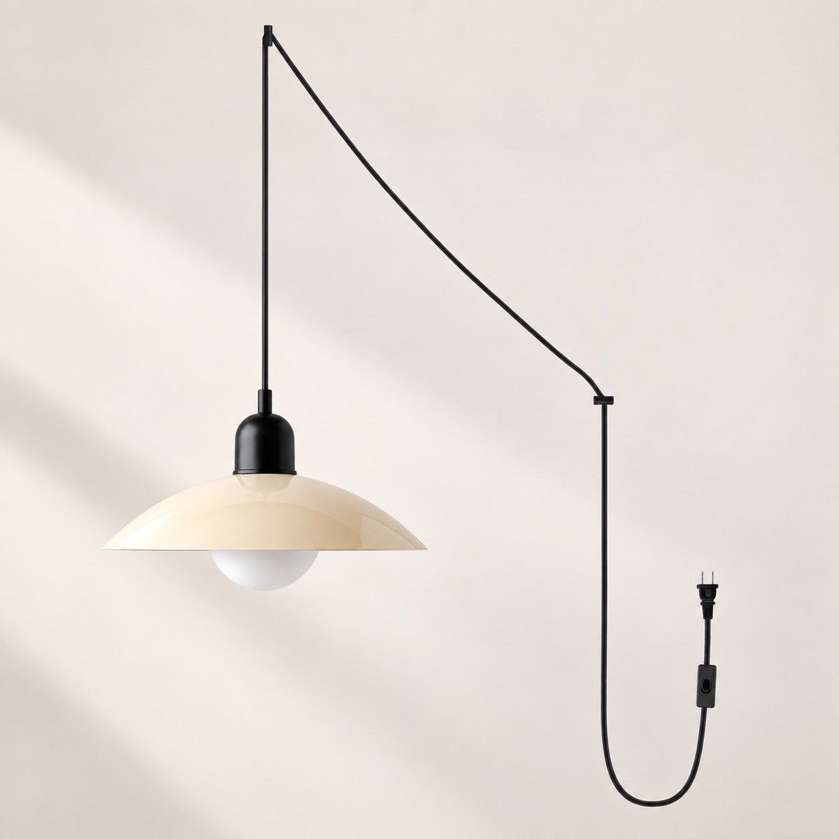 Suspension Bauhaus à Brancher Mid-Century