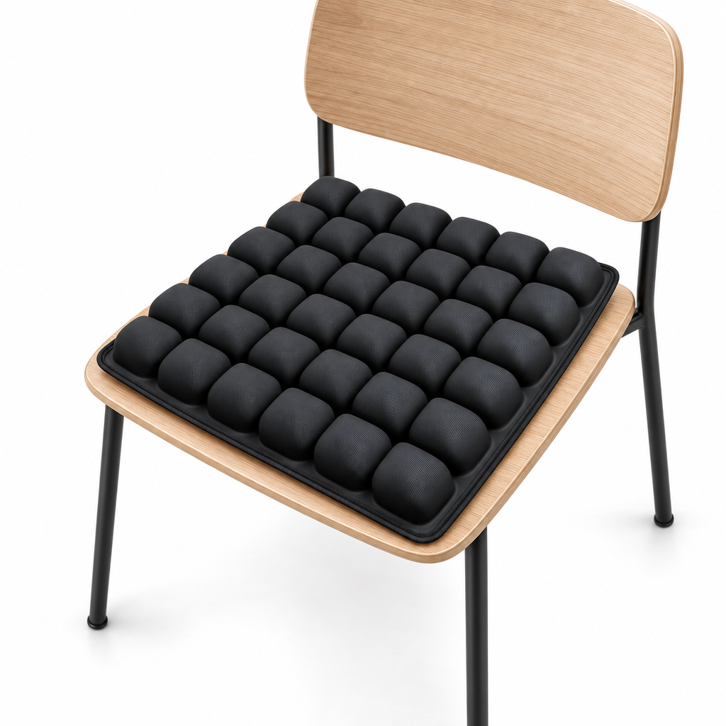 Coussin de Siège Gonflable - Coussin d'Air Ergonomique avec 36 Cellules d'Air