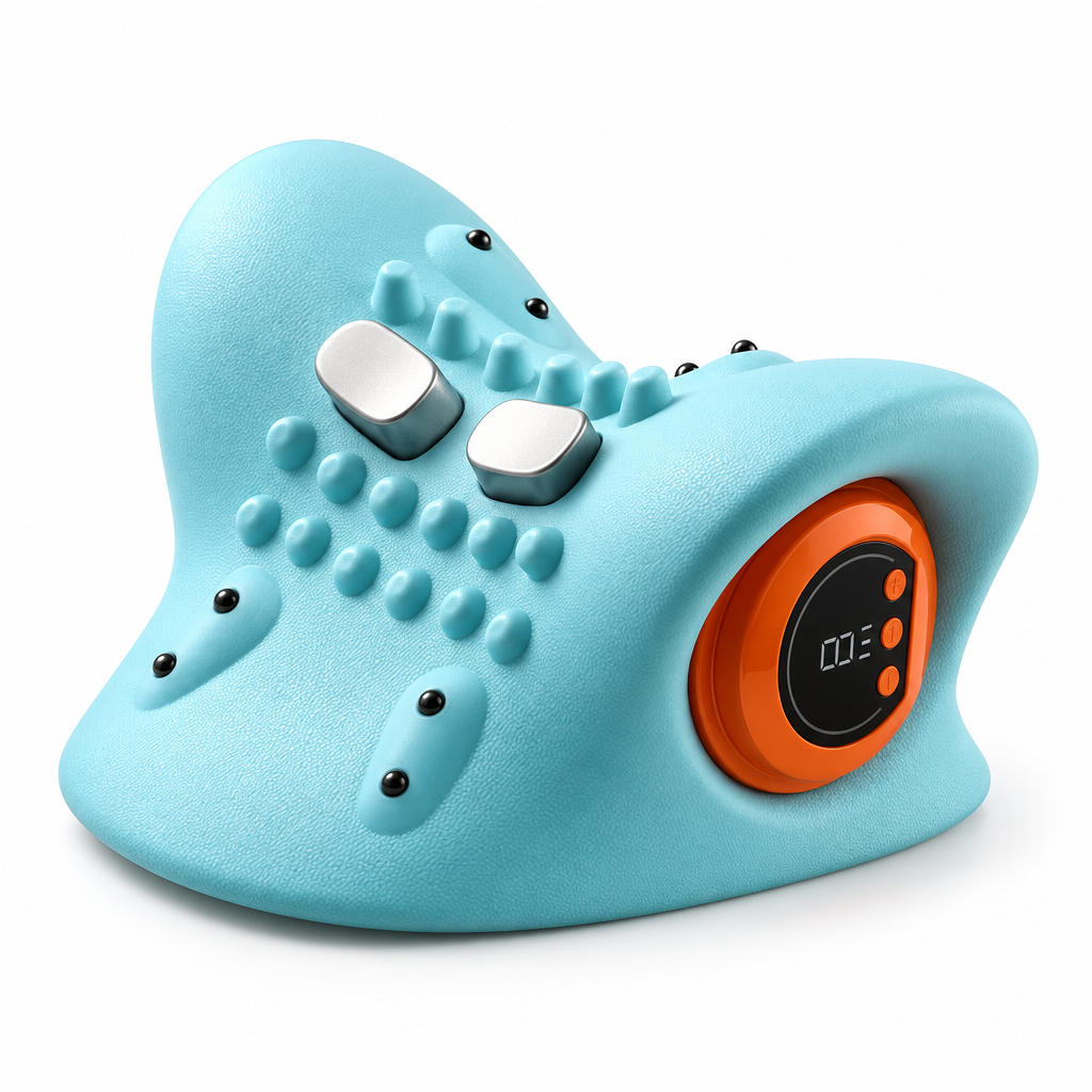 Masseur de Nuque Électrique avec Chaleur et Vibration