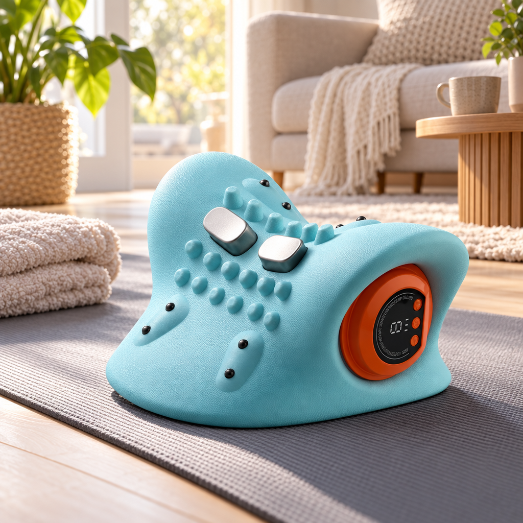 Masseur de Nuque Électrique avec Chaleur et Vibration