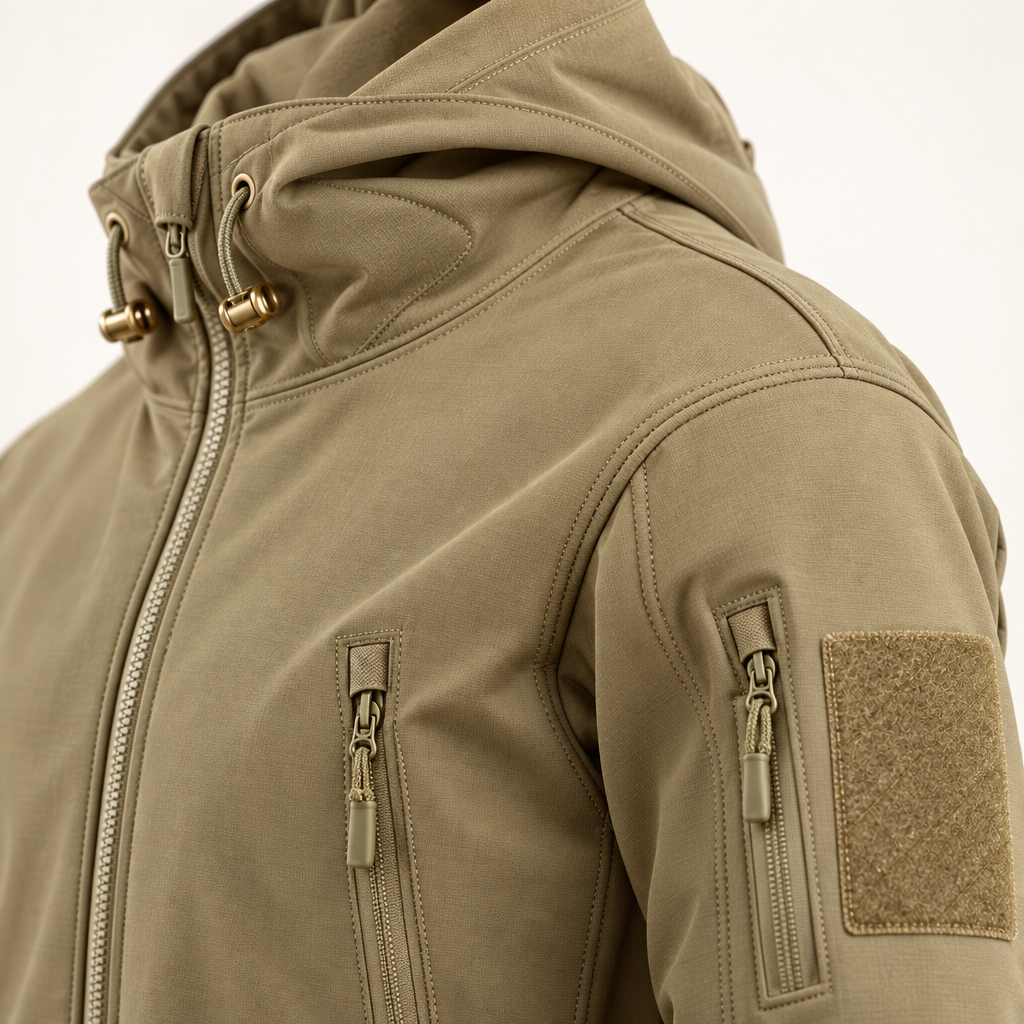 Ensemble Outdoor Homme - Veste d'Hiver Matelassée avec Capuche et Pantalon Cargo