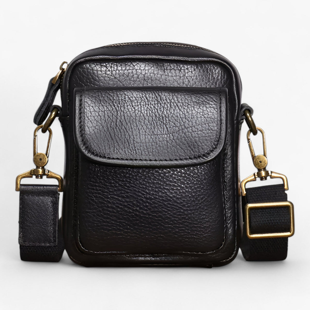 Petit Sac Bandoulière Homme Noir Premium du Quotidien