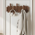 Patère Murale Design Piano - Bois Noyer ou Hêtre | Rangement Élégant
