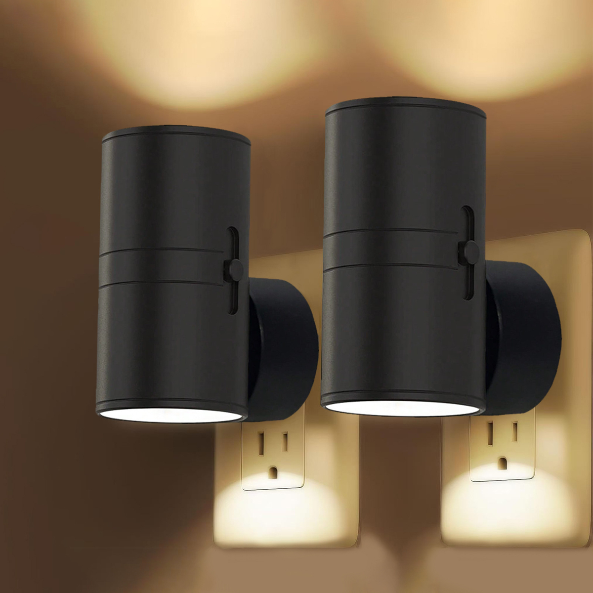 Veilleuse Murale à Intensité Variable – Lampe LED à Brancher pour Chambre et Couloir