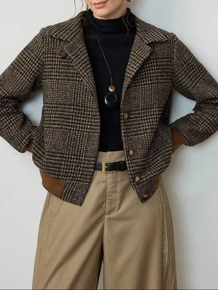 Blythe Cropped Tweed Jacket Effortlessly Chic