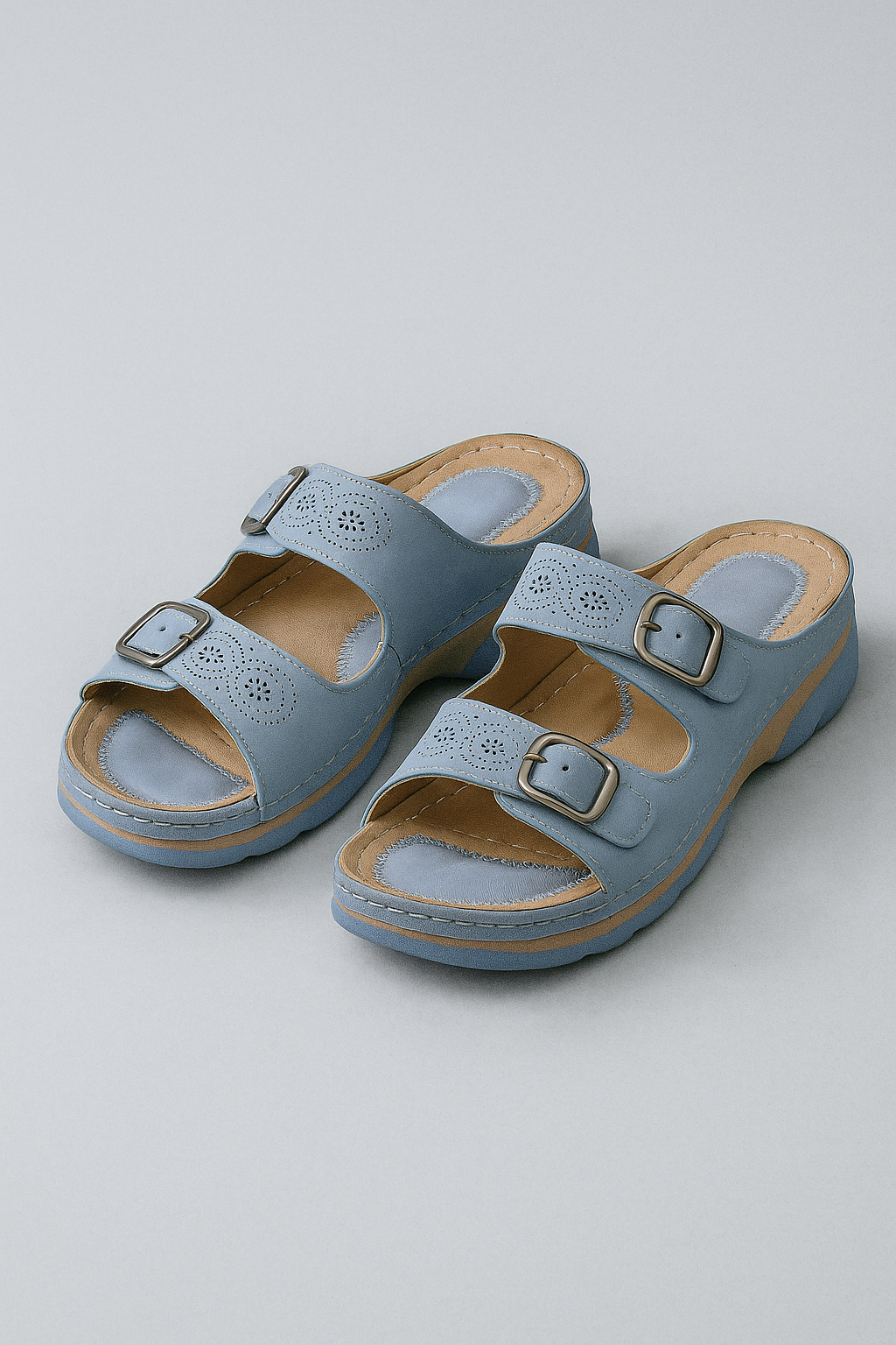 Leichte und atmungsaktive orthopädische Sommersandalen für Herren, für Diabetiker und empfindliche Füße