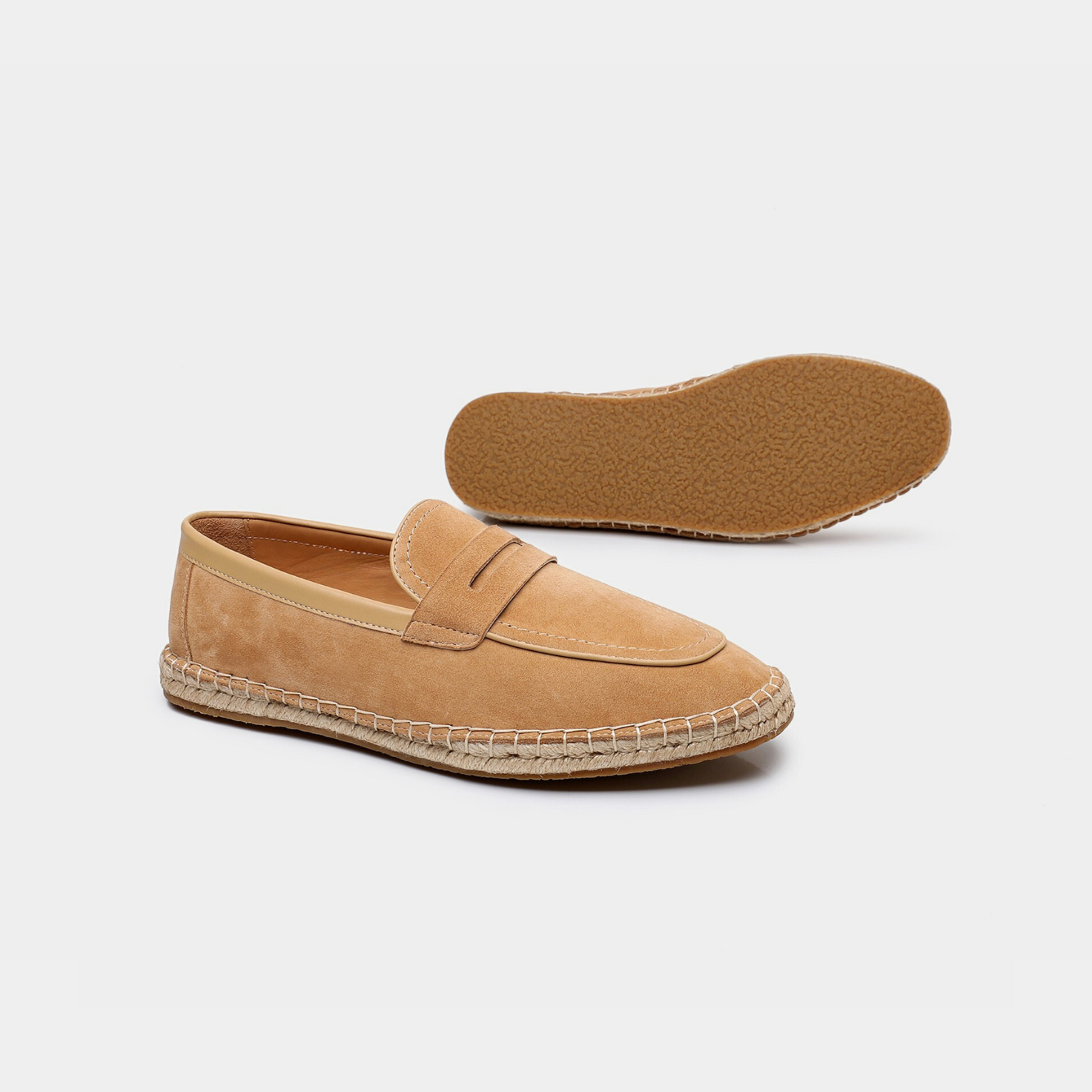 Mocassini da uomo con suola intrecciata - - loafer men mocassini price_low scarpe uomo shoes summer suola - Armand & Fils