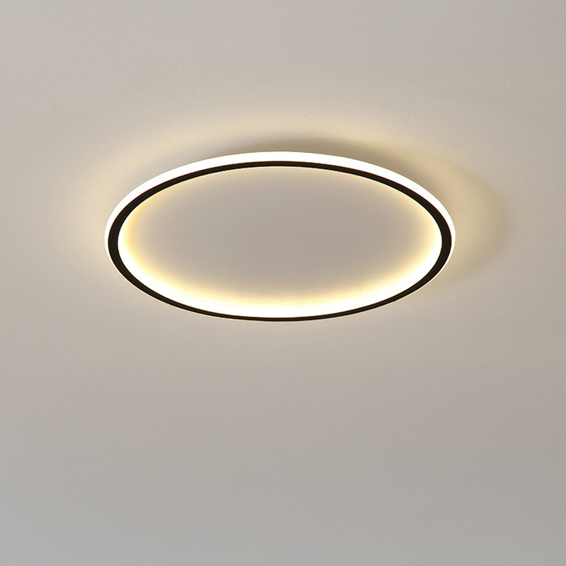 Plafonnier, Rond LED Scandinave, Dimmable, Aluminium