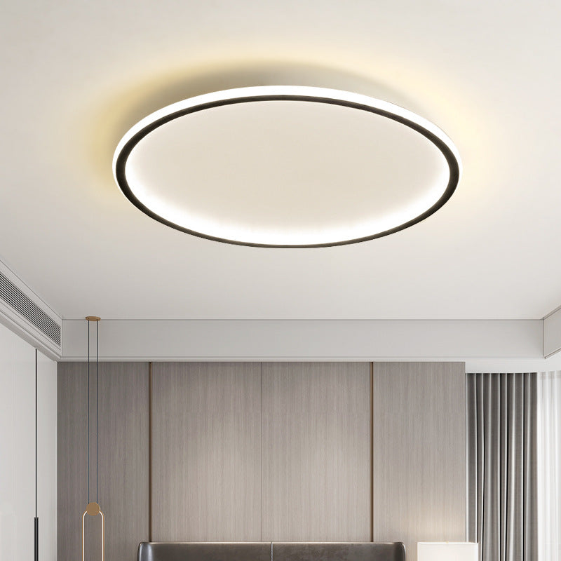 Plafonnier, Rond LED Scandinave, Dimmable, Aluminium