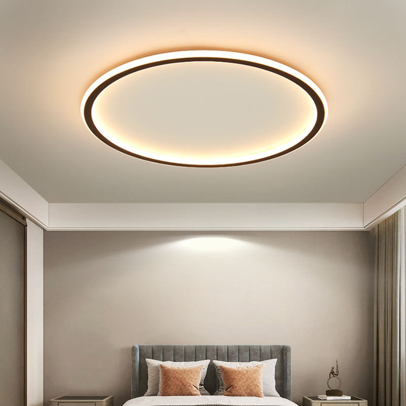 Plafonnier, Rond LED Scandinave, Dimmable, Aluminium