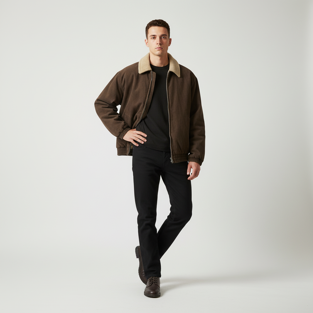 Veste Homme Vintage en Polaire Polar Style Streetwear