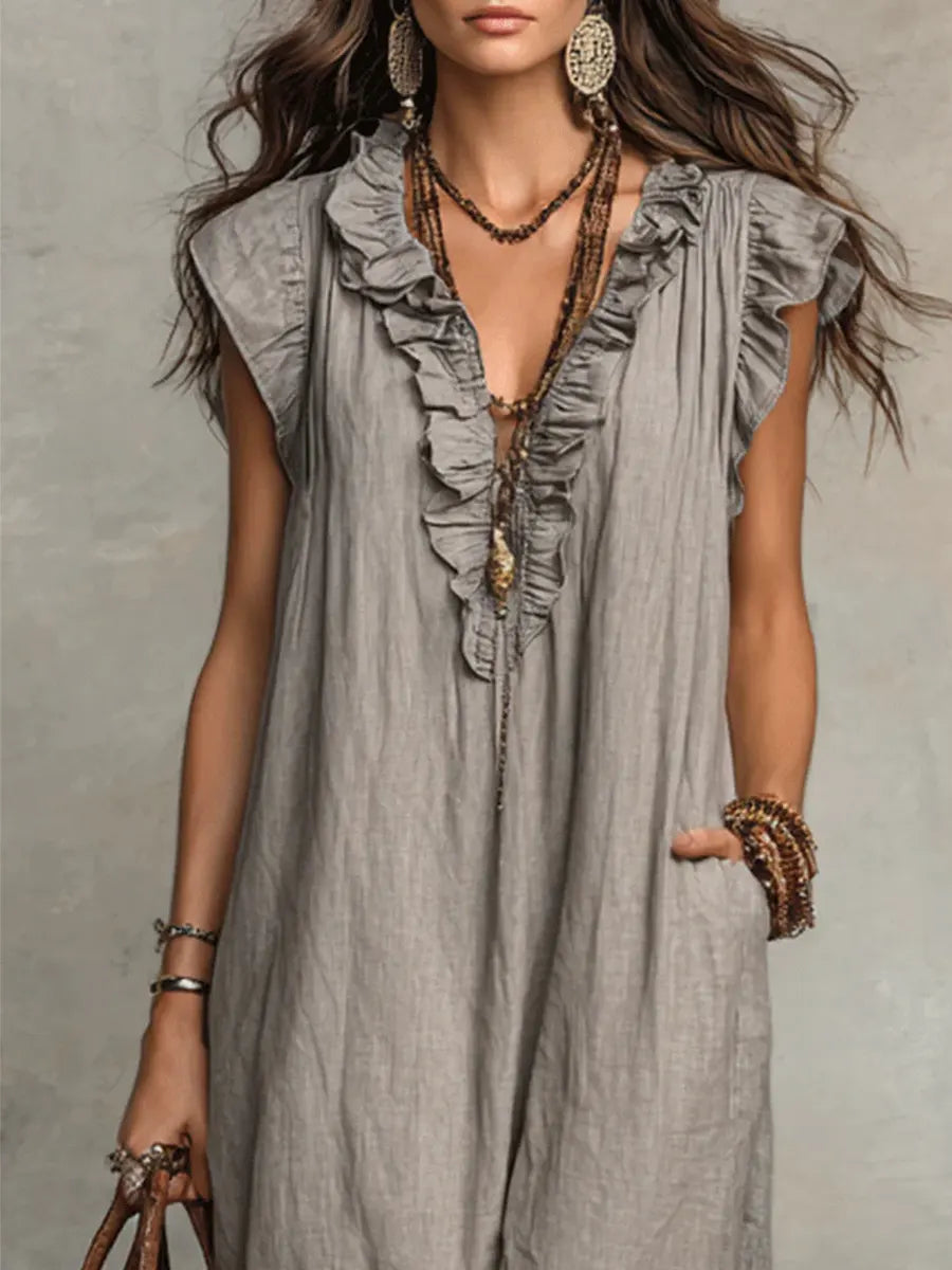 ROBE BOHÉMIENNE CHIC ET FLUIDE POUR FEMMES