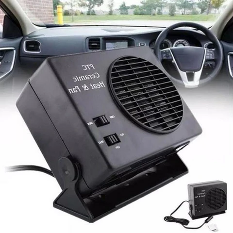 Chauffage de Voiture Céramique Portable 300W - Ventilateur Dégivrage Rapide 12V