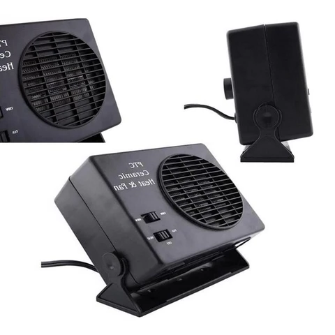 Chauffage de Voiture Céramique Portable 300W - Ventilateur Dégivrage Rapide 12V