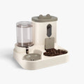 Distributeur automatique 2 en 1 de nourriture et d'eau pour chiens et chats