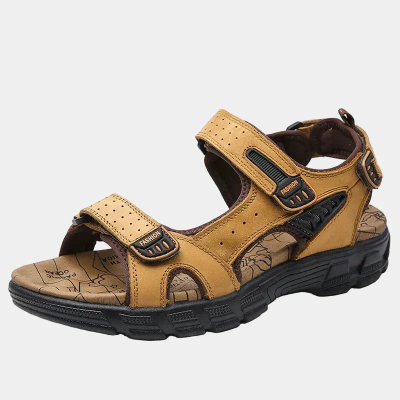 Sandali da uomo con cinturini regolabili - Marrone chiaro - cinturini regolabili men price_low punta sandal sandali uomo summer - Armand & Fils