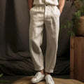 Pantalons Homme Coton Léger Coupe Ample pour l'Été