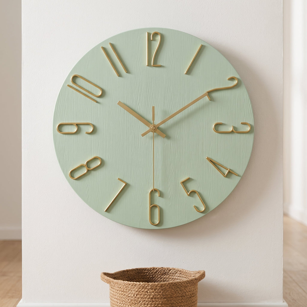 WireClock Horloge Murale Moderne pour Salon