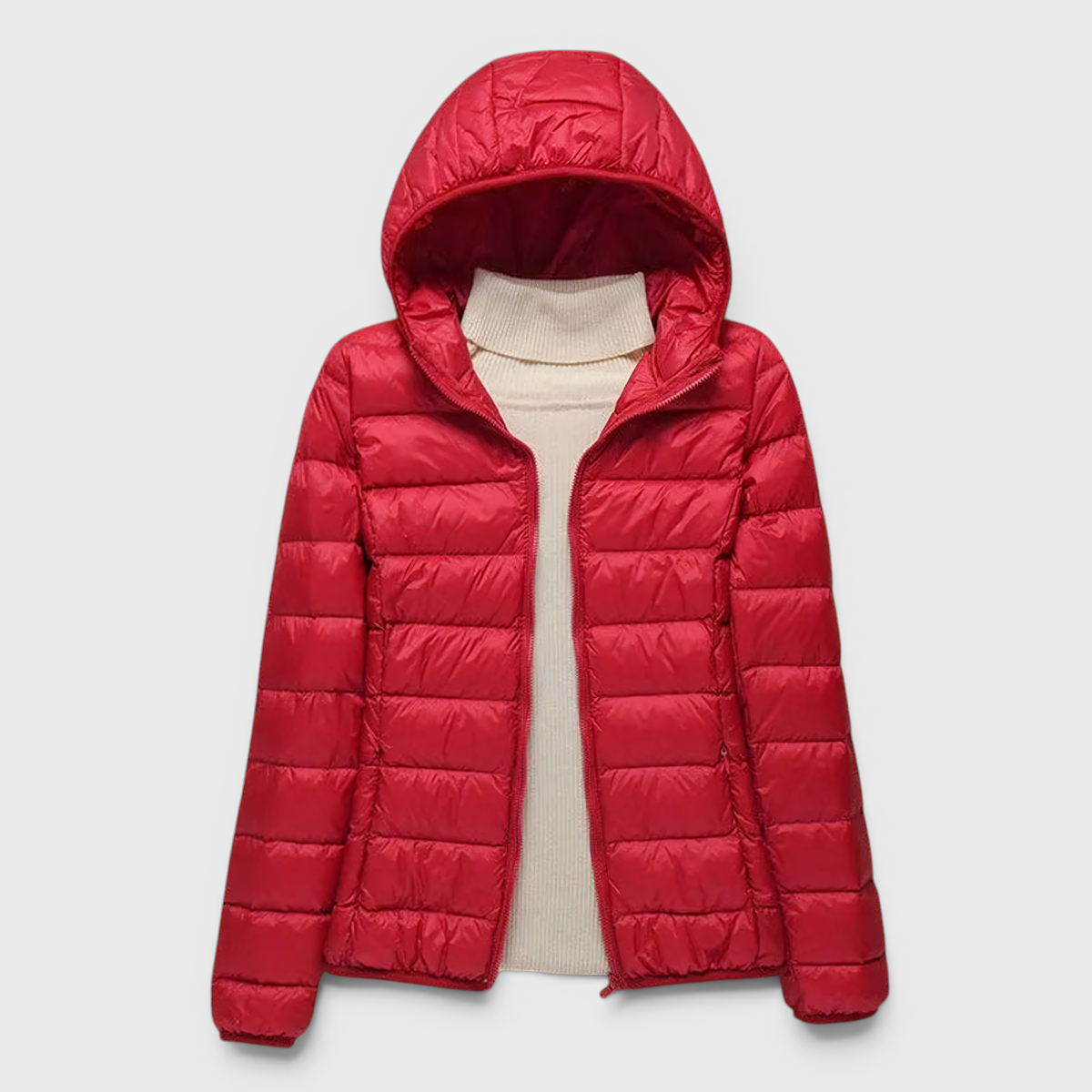 Doudoune Matelassée à Capuche pour Femme