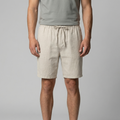 Short homme décontracté beige, coupe relax et respirante