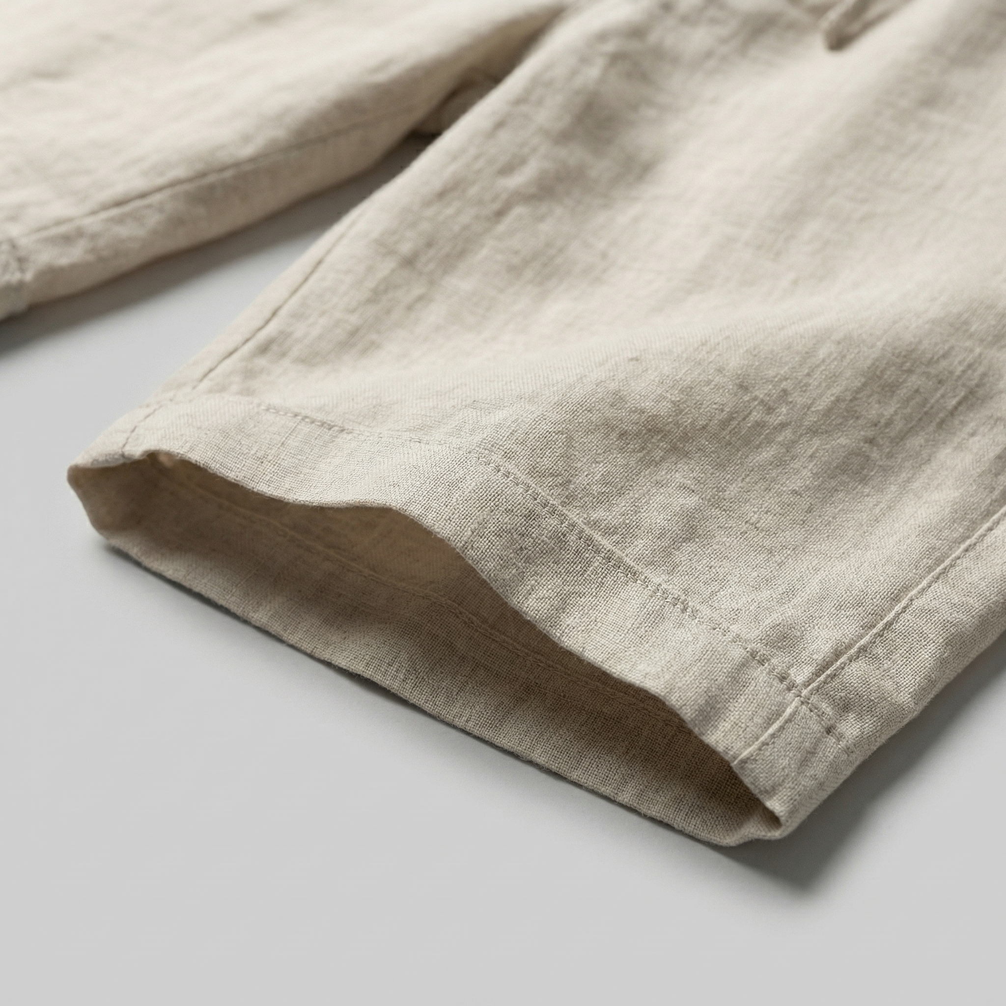 Short homme décontracté beige, coupe relax et respirante