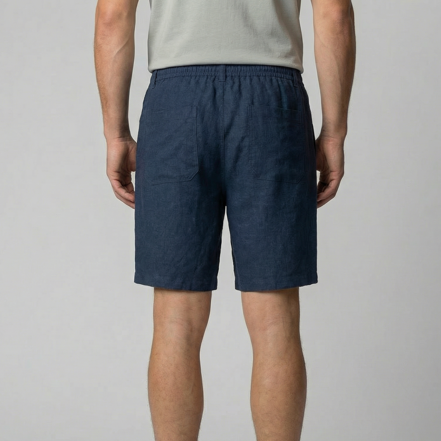 Short homme décontracté beige, coupe relax et respirante